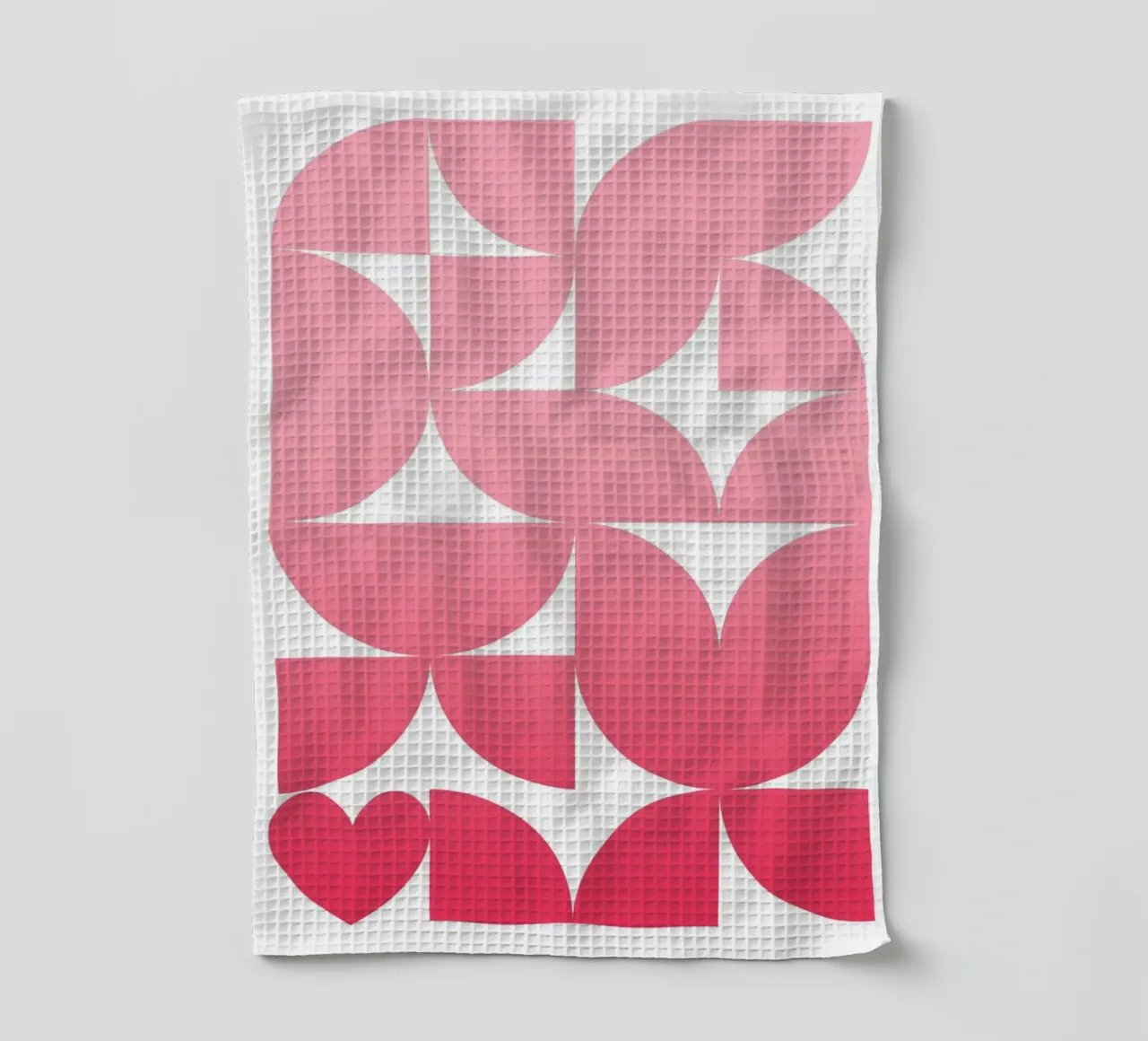 Wunschname - geometrisch pink abstrakt canovaccio da cucina da BAINAI BRICK