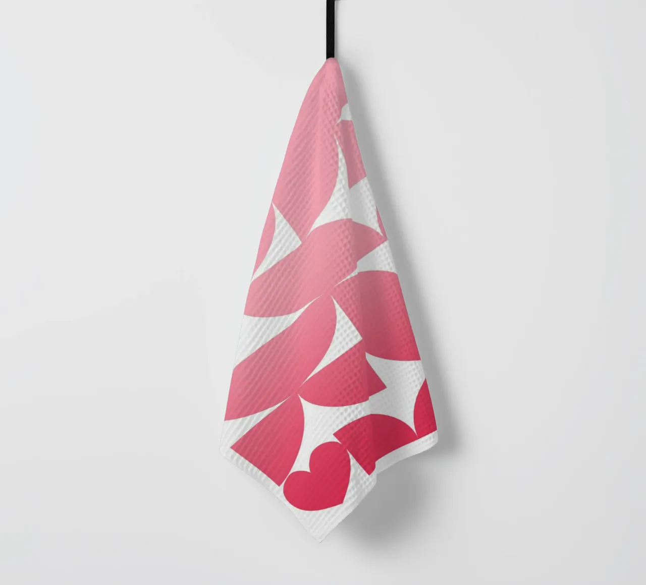 Wunschname - geometrisch pink abstrakt canovaccio da cucina da BAINAI BRICK