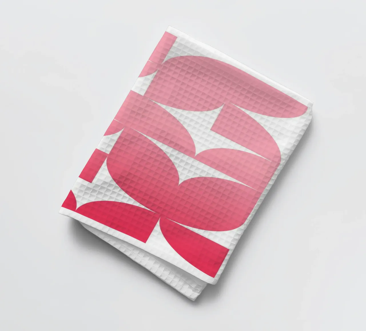 Wunschname - geometrisch pink abstrakt canovaccio da cucina da BAINAI BRICK
