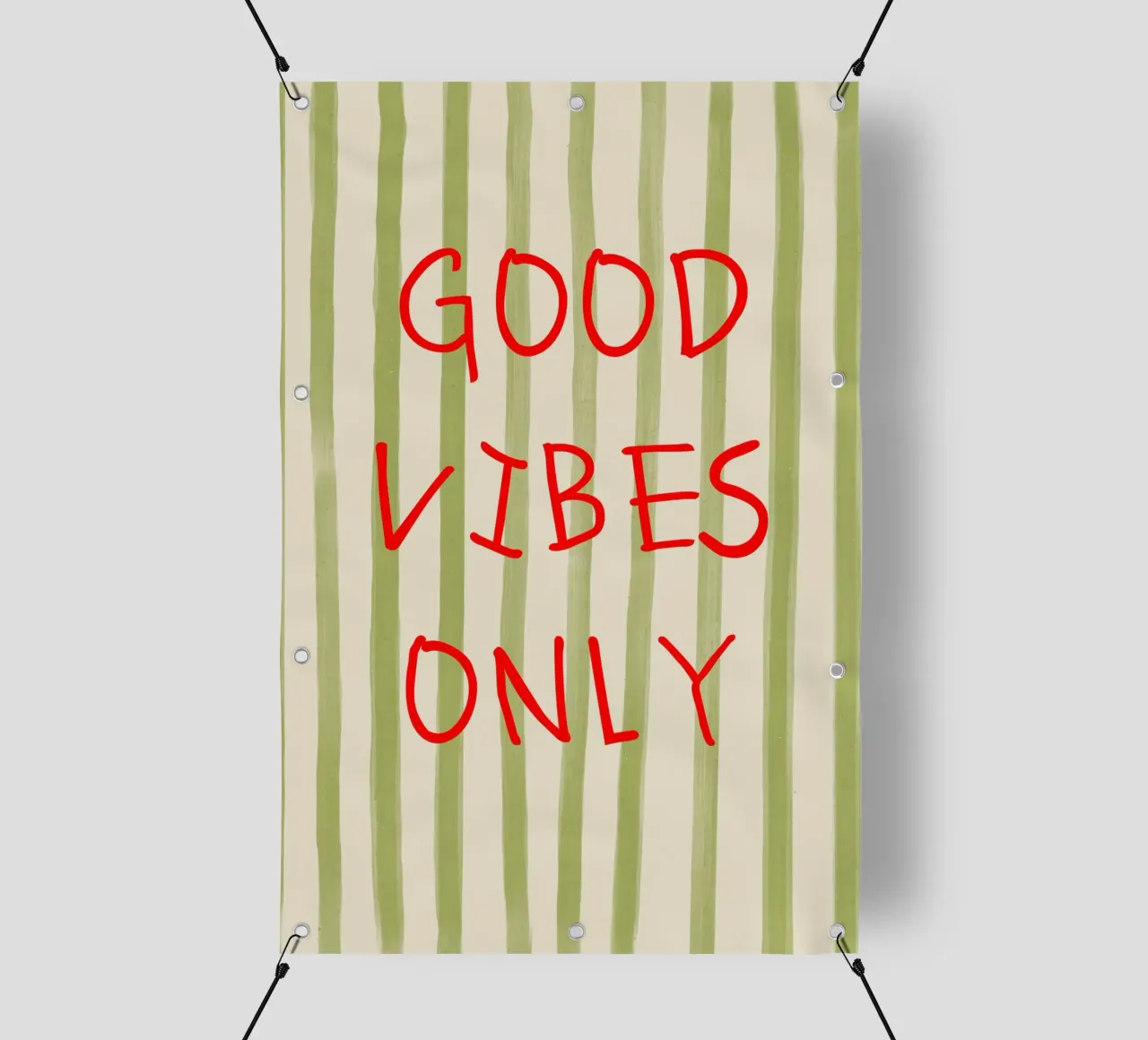 Good Vibes Only Typography telo in pvc da Attaboy Dsgn
