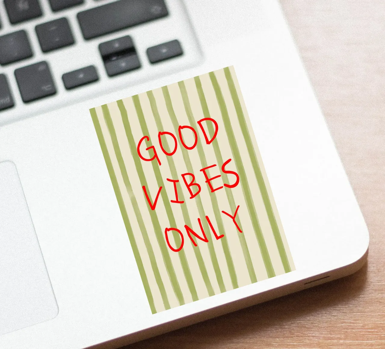 Good Vibes Only Typography adesivo da Attaboy Dsgn