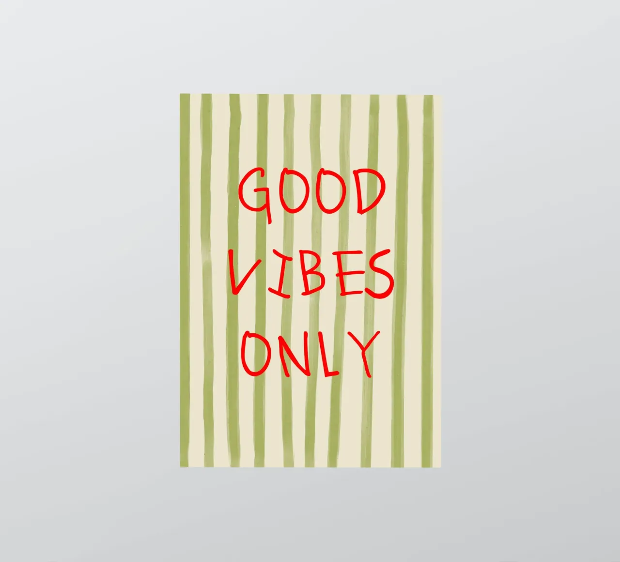 Good Vibes Only Typography adesivo da Attaboy Dsgn
