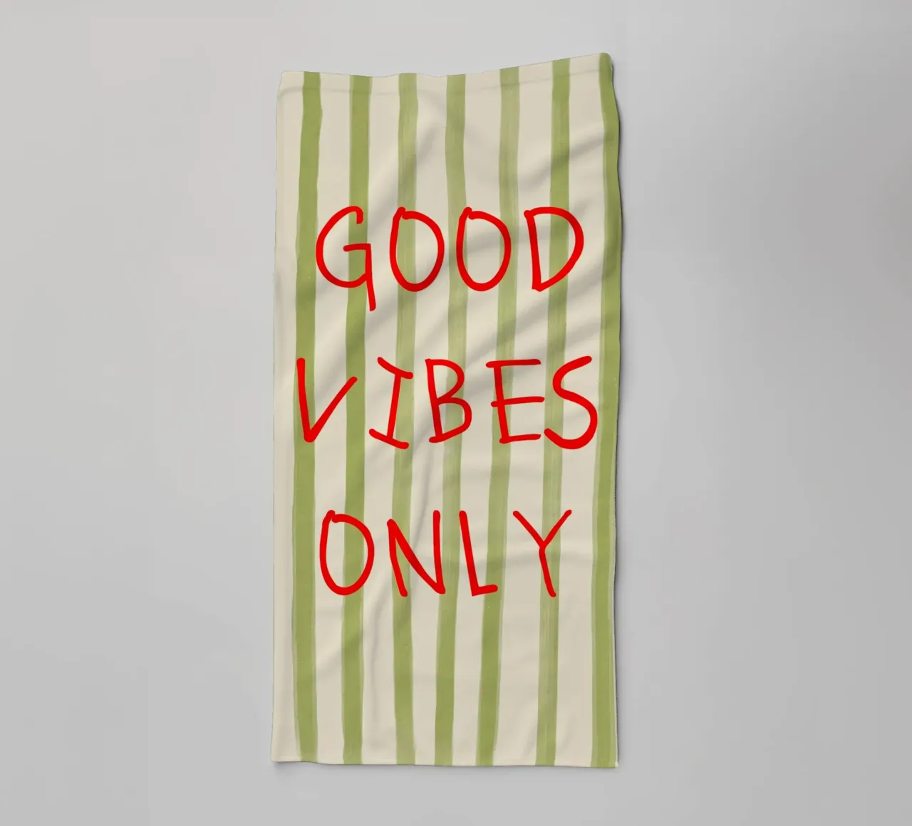 Good Vibes Only Typography asciugamano da bagno da Attaboy Dsgn