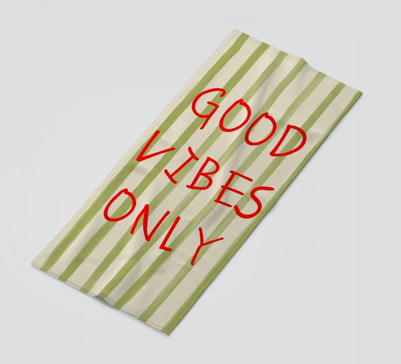 Good Vibes Only Typography telo mare da Attaboy Dsgn