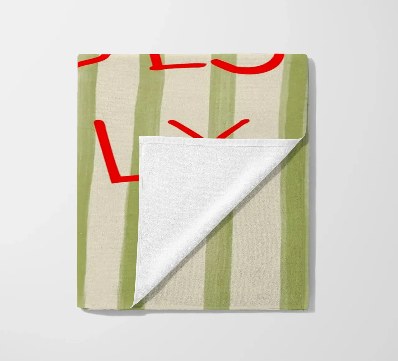 Good Vibes Only Typography strandhanddoek van Attaboy Dsgn