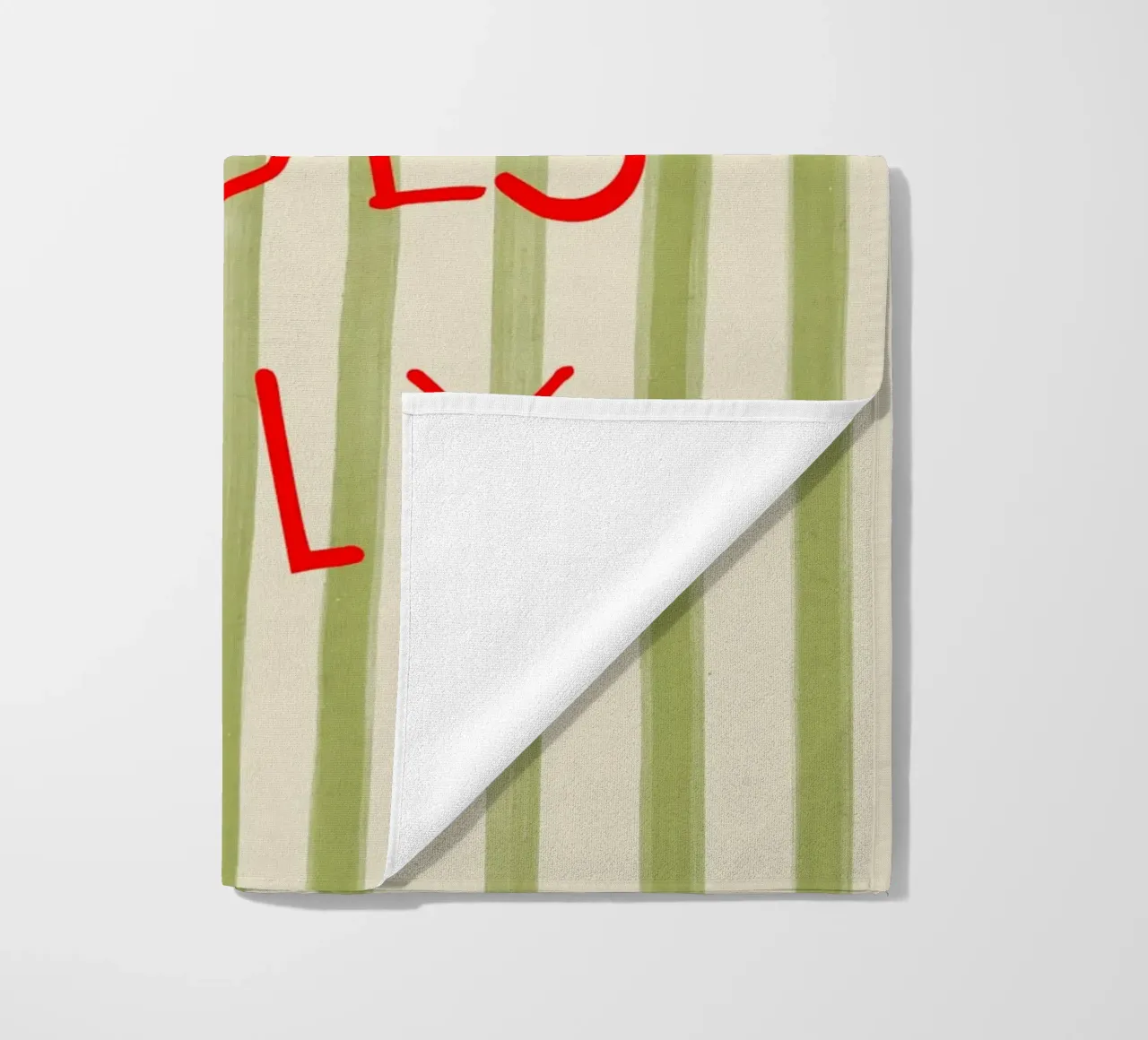 Good Vibes Only Typography strandhanddoek van Attaboy Dsgn