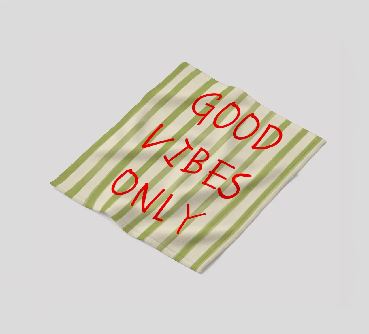 Good Vibes Only Typography coperta in pile da Attaboy Dsgn