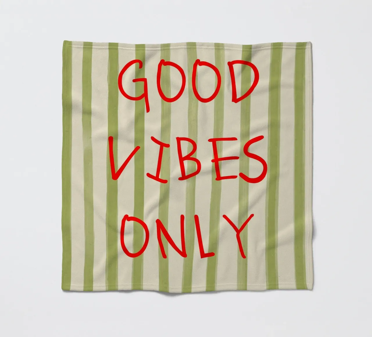 Good Vibes Only Typography coperta in pile da Attaboy Dsgn