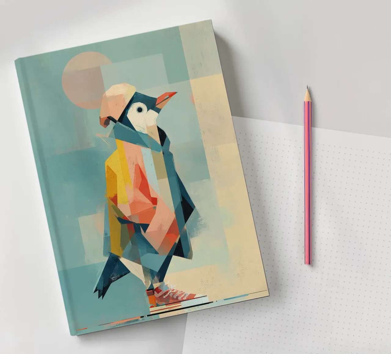 The Cool March of Small Wings notebook by Chic Creatures