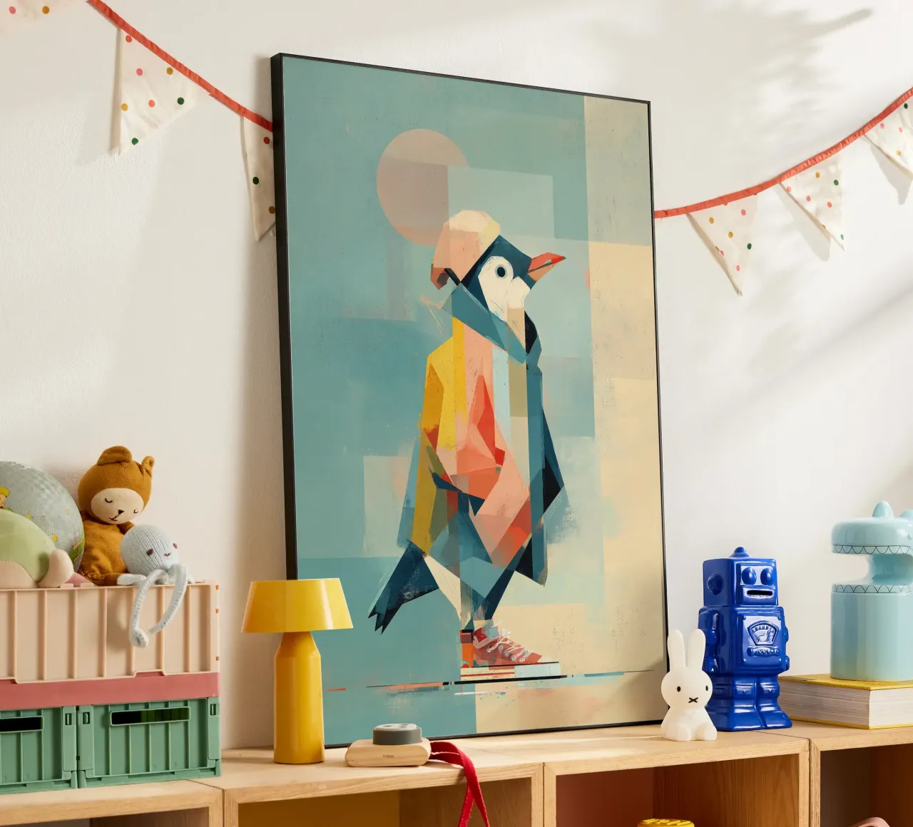 The Cool March of Small Wings alluminio dibond da Chic Creatures