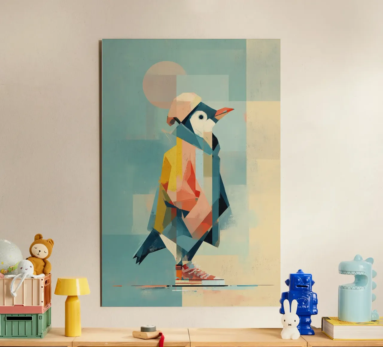 The Cool March of Small Wings alluminio dibond da Chic Creatures