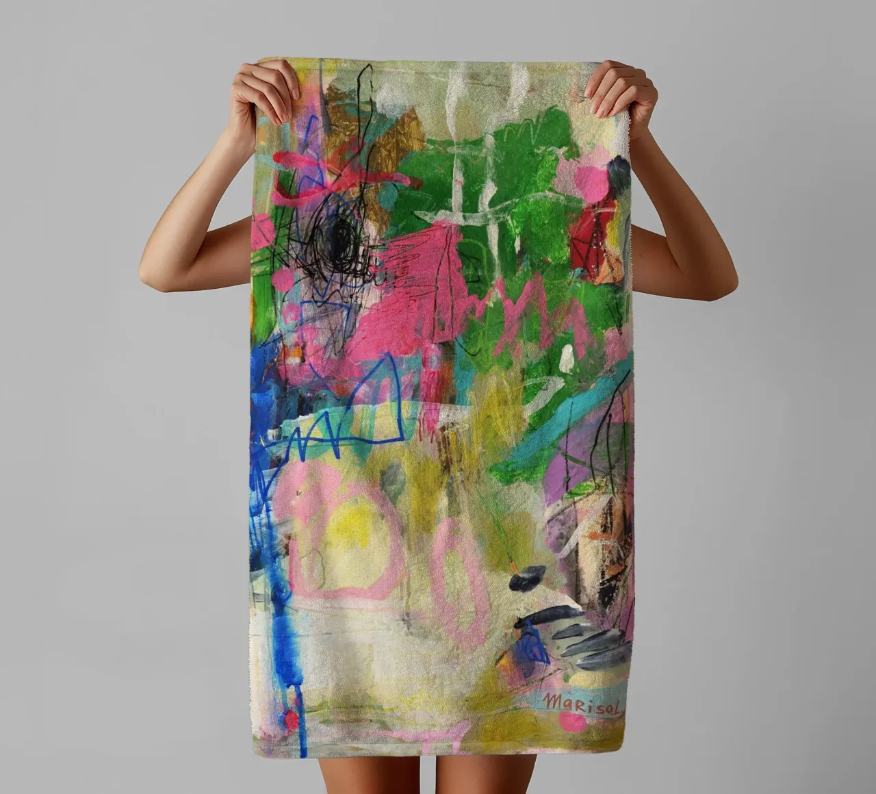 Marisol Evora - Bosa Nova Love Affair towel by The Artcircle