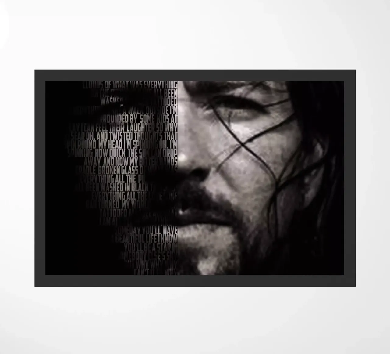 Black deurmat van Gunawan Rb