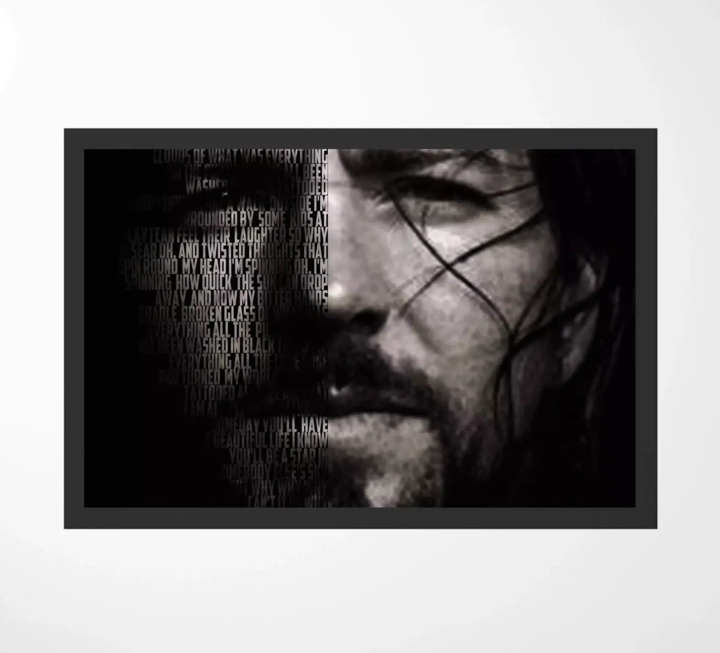 Zwart deurmat van Gunawan Rb