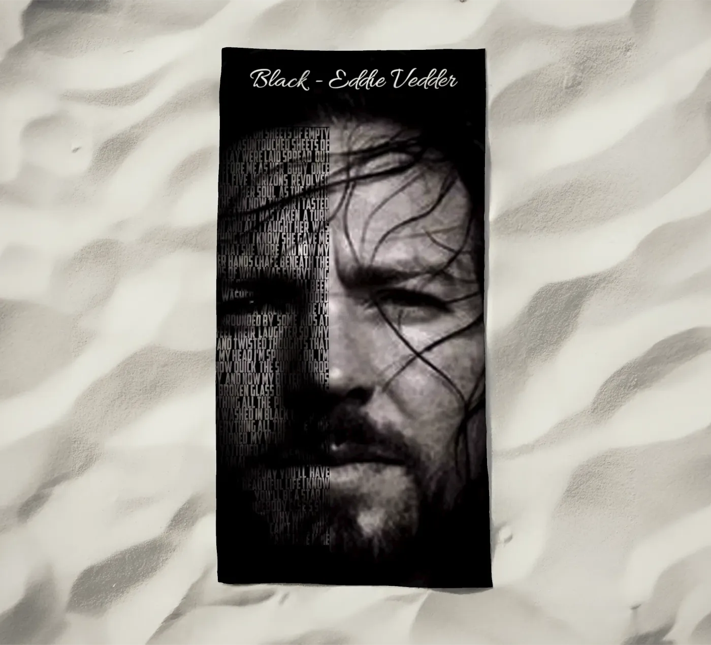 Zwart strandhanddoek van Gunawan Rb