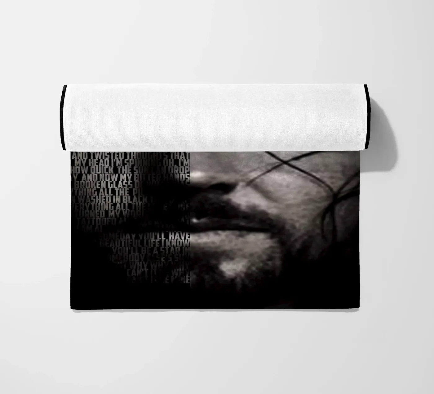 Zwart strandhanddoek van Gunawan Rb