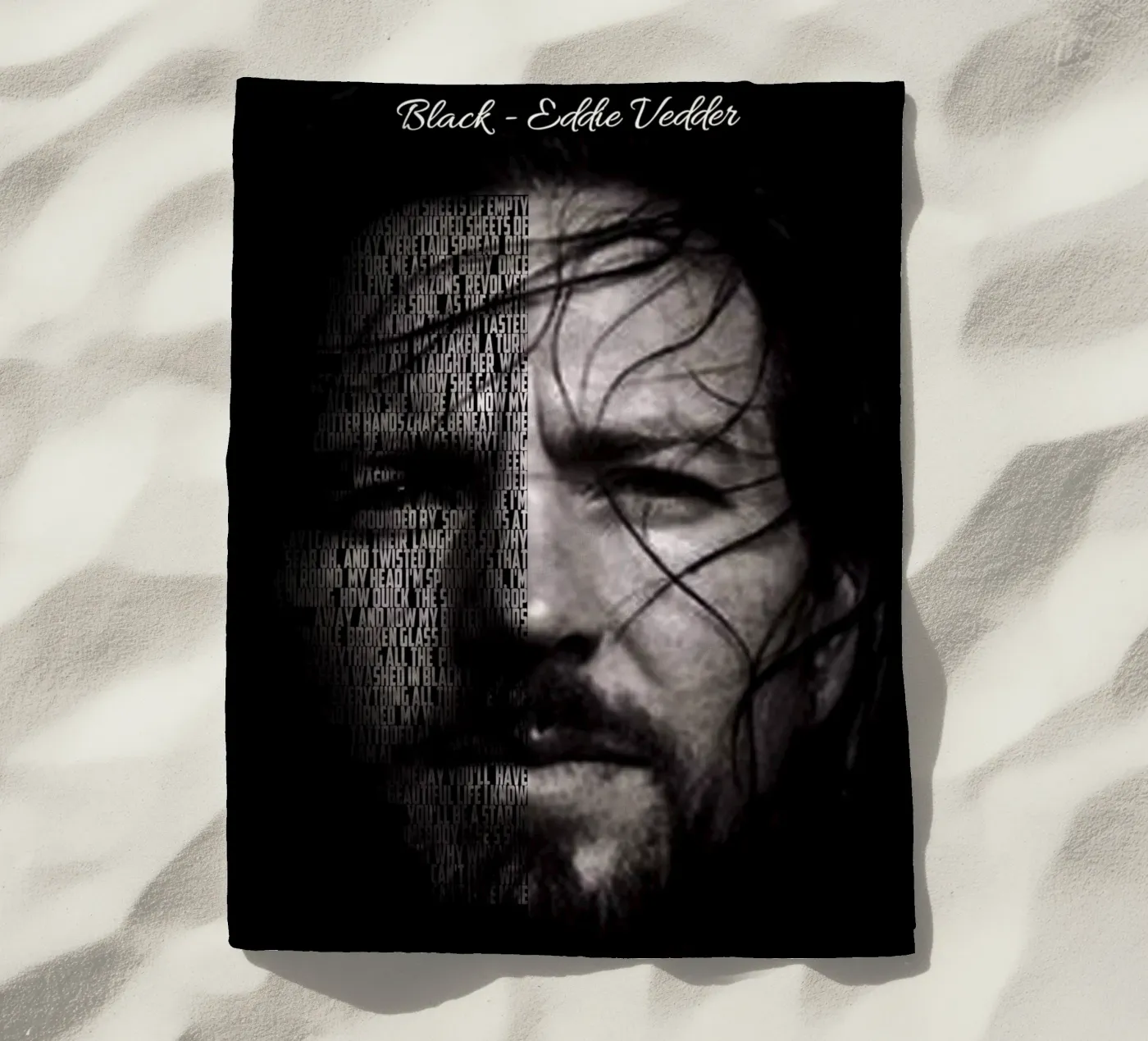 Zwart strandhanddoek van Gunawan Rb