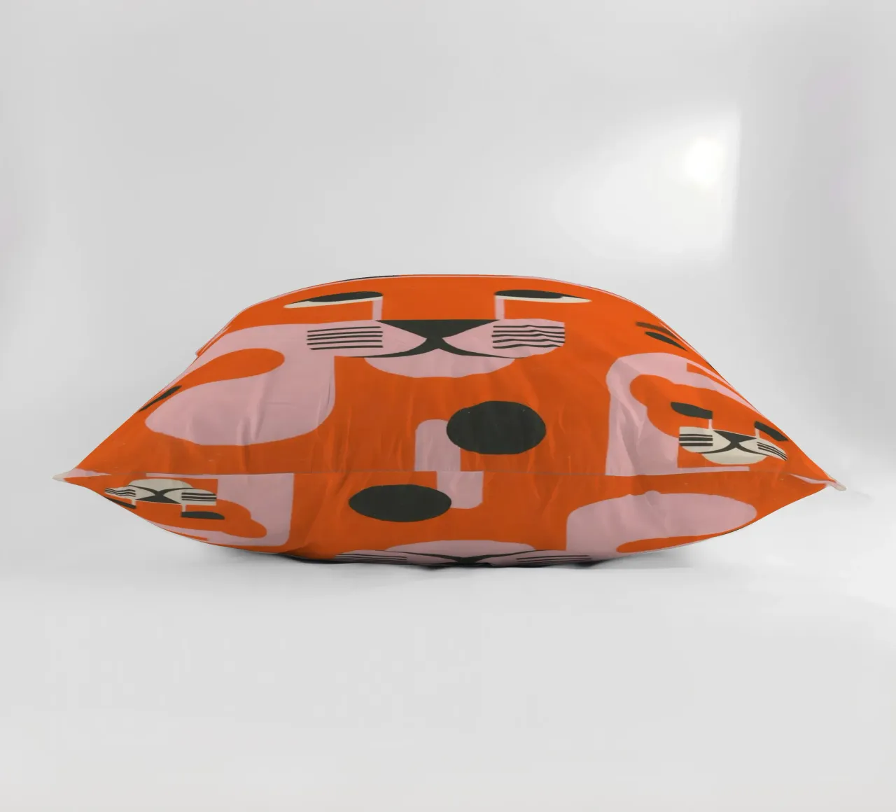 Ghepardi rossi Bauhaus | Retro Design cuscino da Autofocus