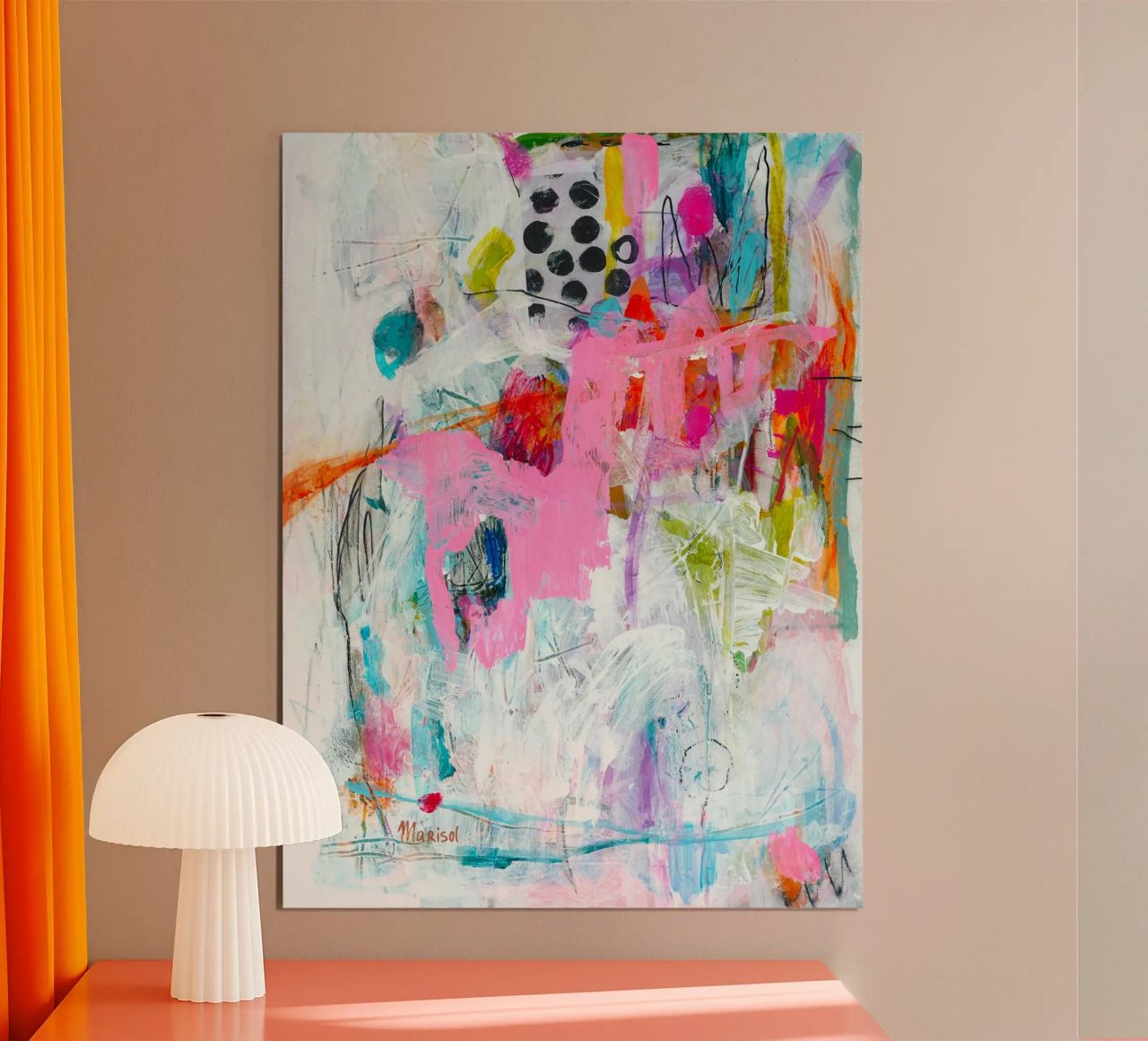 Marisol Evora - Ich liebe Rosa Poster von The Artcircle