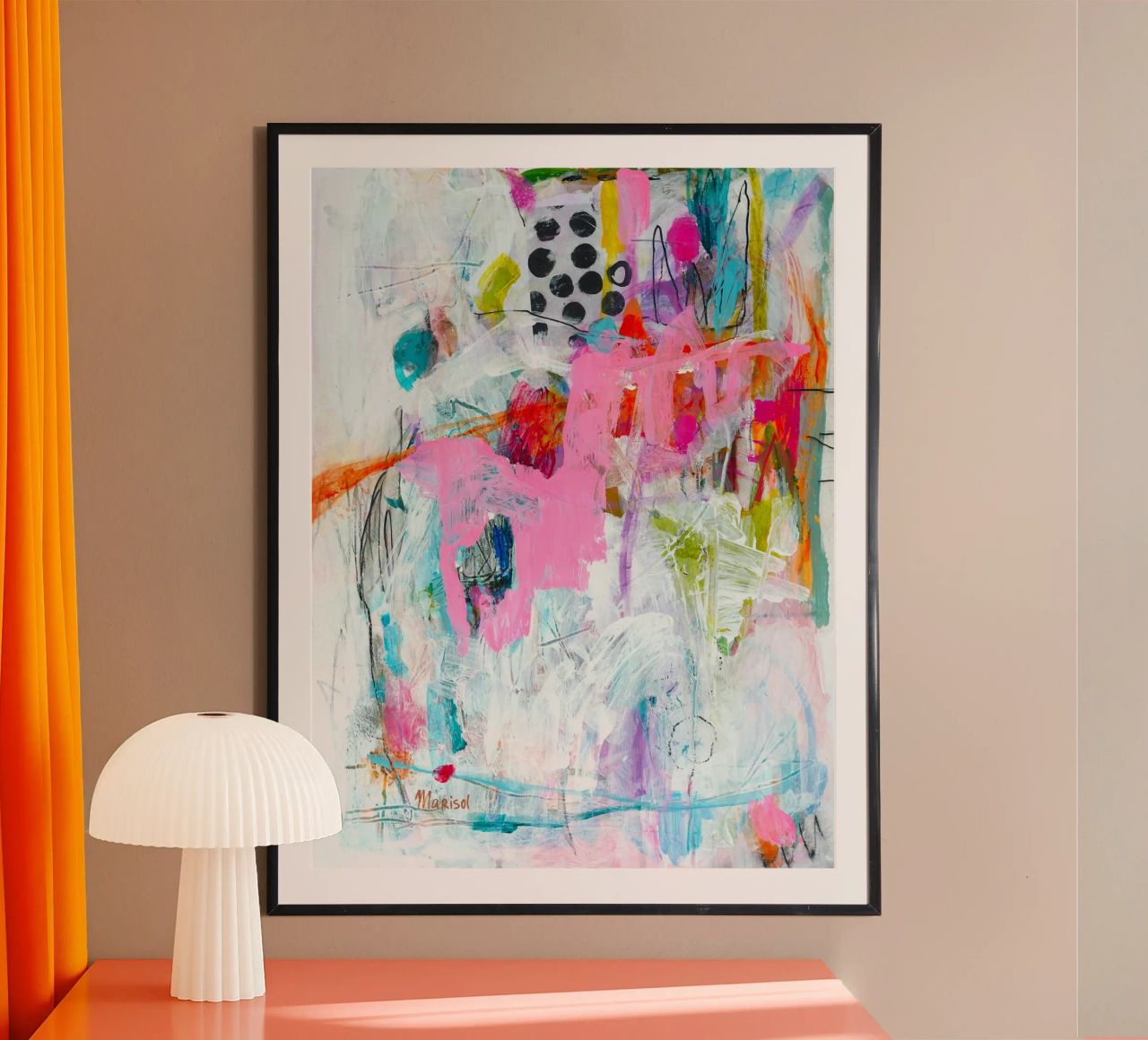 Marisol Evora - Ich liebe Rosa Poster von The Artcircle