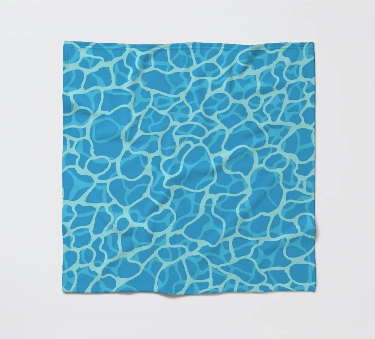 Abstract Pool Water Surface Minimalist Pattern Print fleece blanket by Bakara