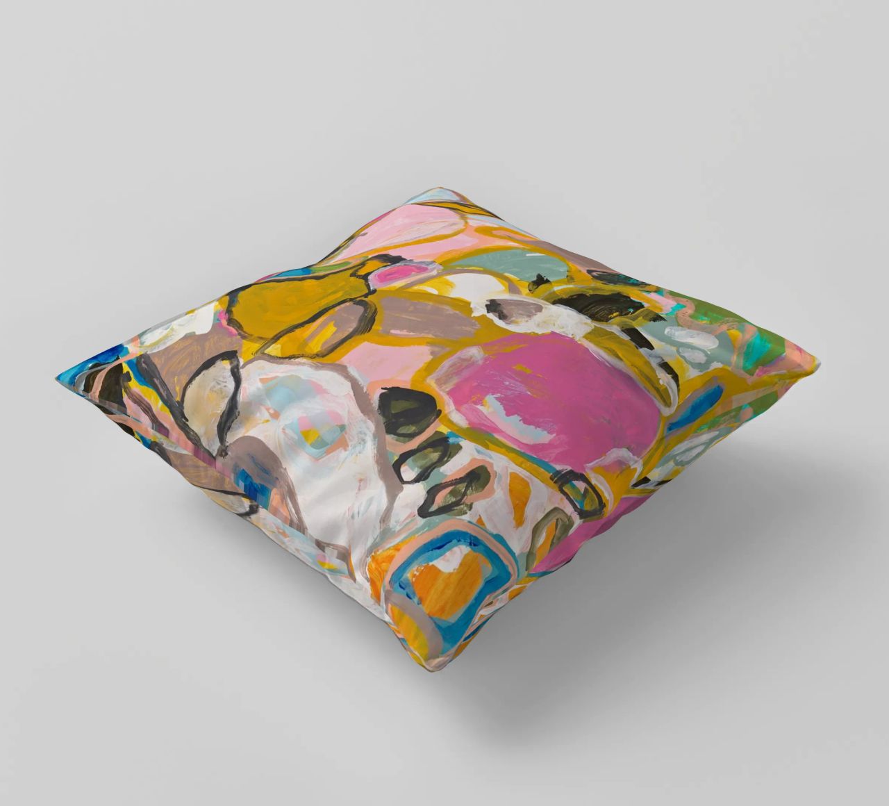 Marisol Evora - Paces where we go decorative cushion by The Artcircle