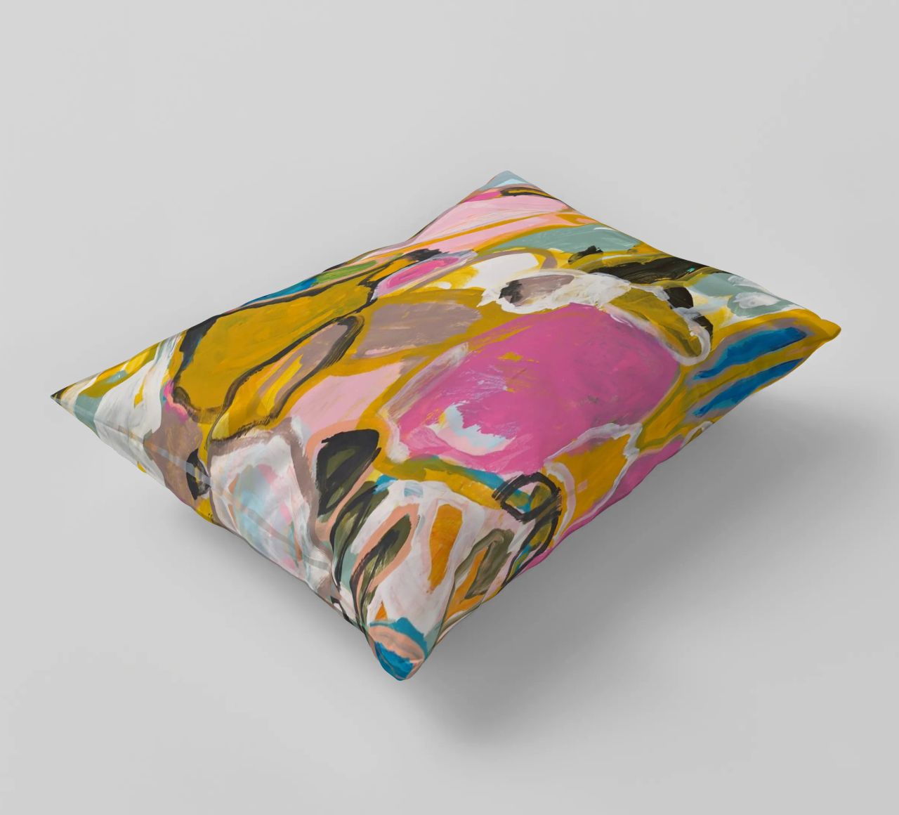 Marisol Evora - Paces where we go decorative cushion by The Artcircle