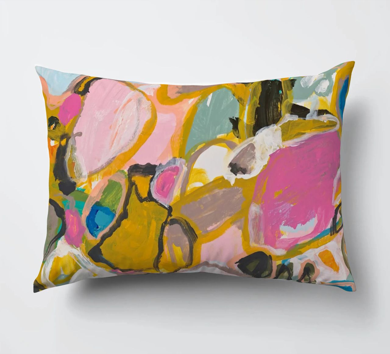 Marisol Evora - Paces where we go decorative cushion by The Artcircle