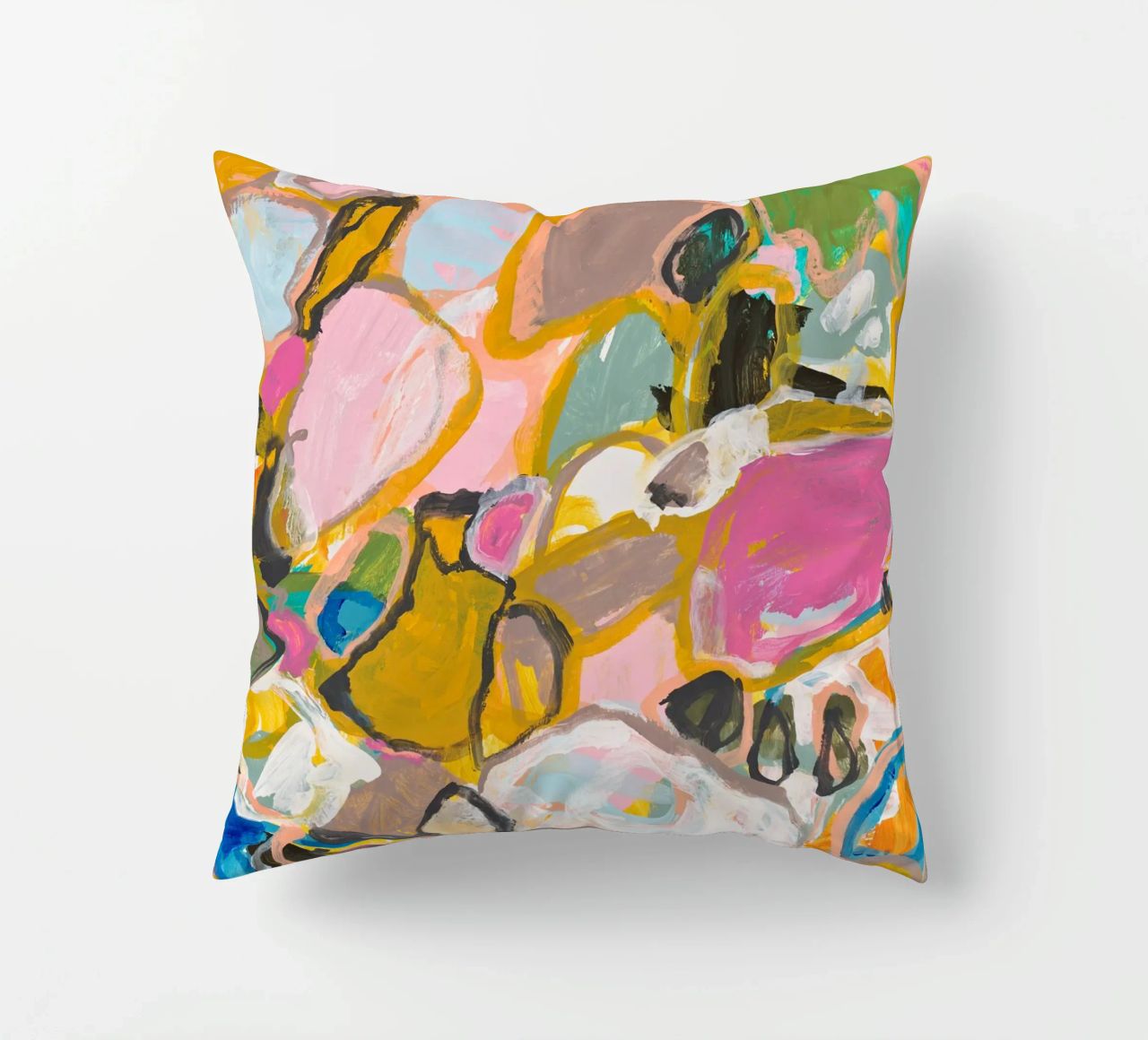 Marisol Evora - Paces where we go decorative cushion by The Artcircle