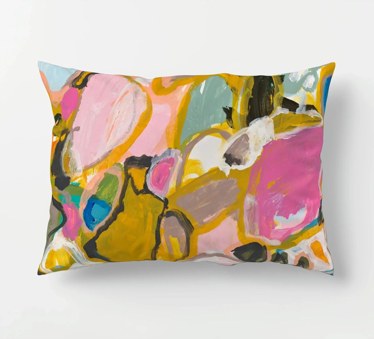 Marisol Evora - Paces where we go decorative cushion by The Artcircle