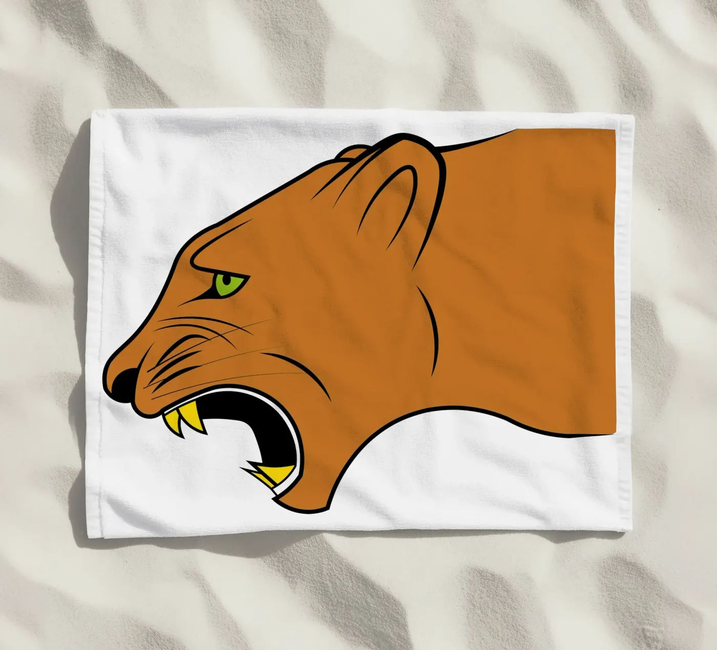 Puma strandhanddoek van Piccola Serenata