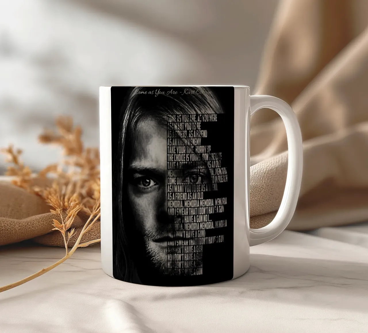 Vieni come sei tazza in ceramica da Gunawan Rb