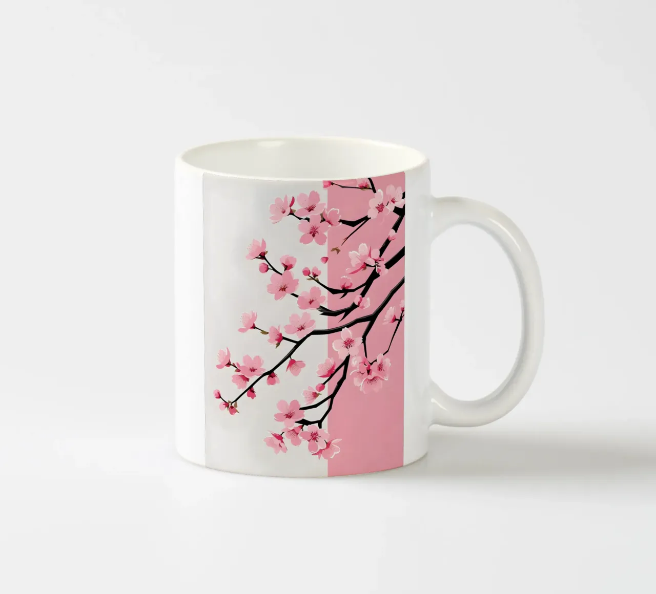 Ramo dei ciliegi in fiore tazza in ceramica da Botanical Gallery