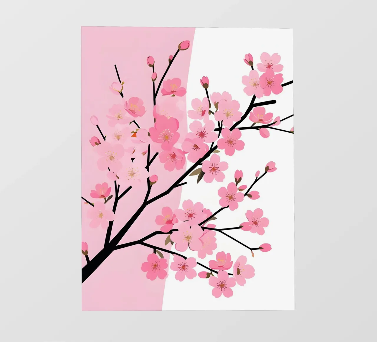Ramo dei ciliegi in fiore telo in pvc da Botanical Gallery