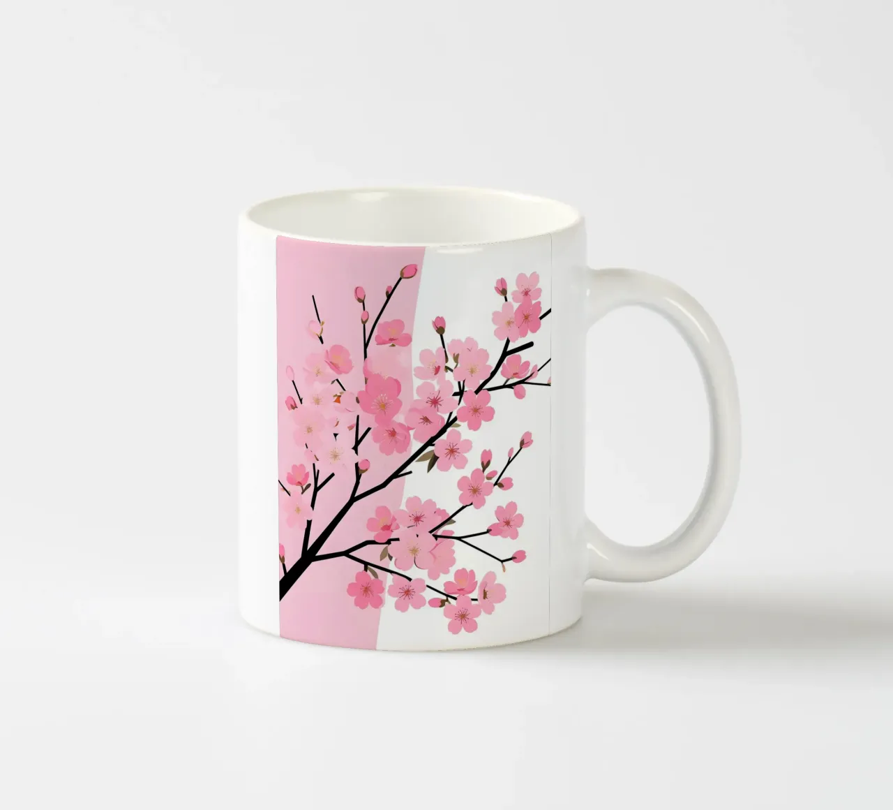 Ramo dei ciliegi in fiore tazza in ceramica da Botanical Gallery