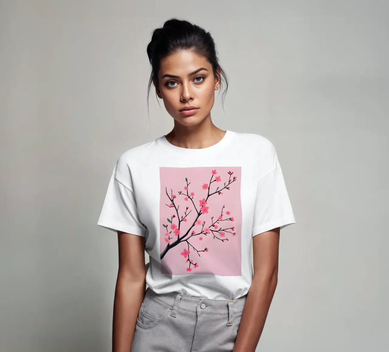 Ramo dei ciliegi in fiore t-shirt da Botanical Gallery
