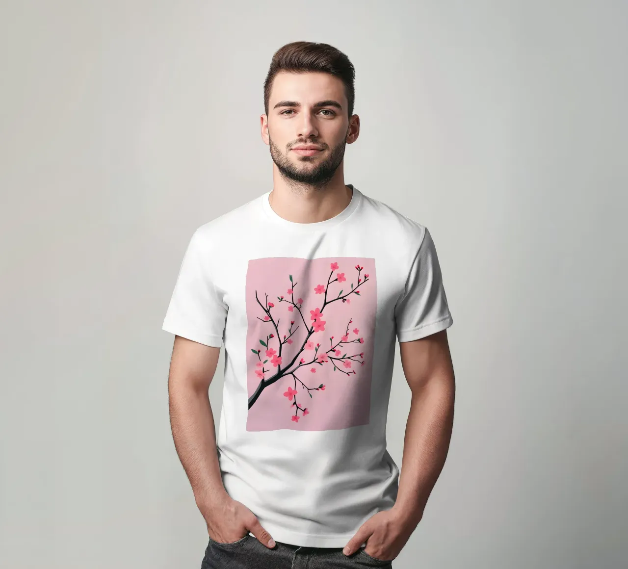 Ramo dei ciliegi in fiore t-shirt da Botanical Gallery