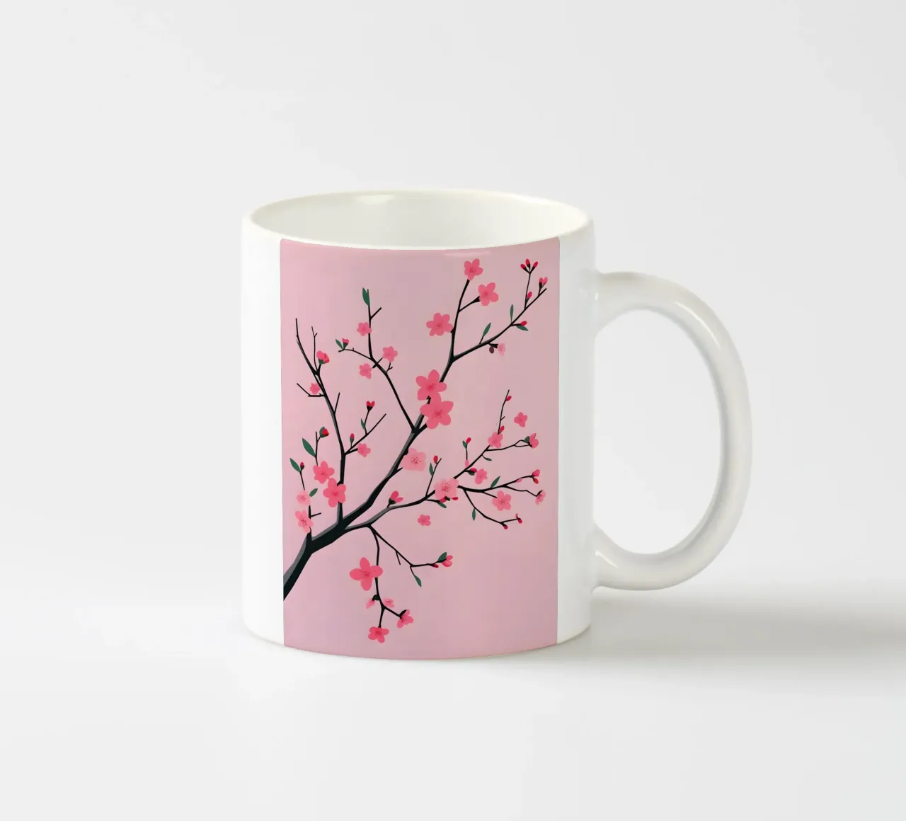 Ramo dei ciliegi in fiore tazza in ceramica da Botanical Gallery