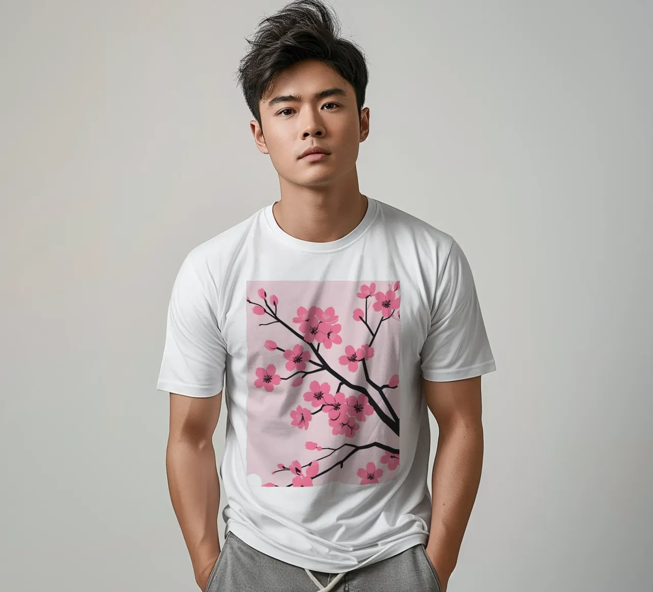 Ramo dei ciliegi in fiore t-shirt da Botanical Gallery