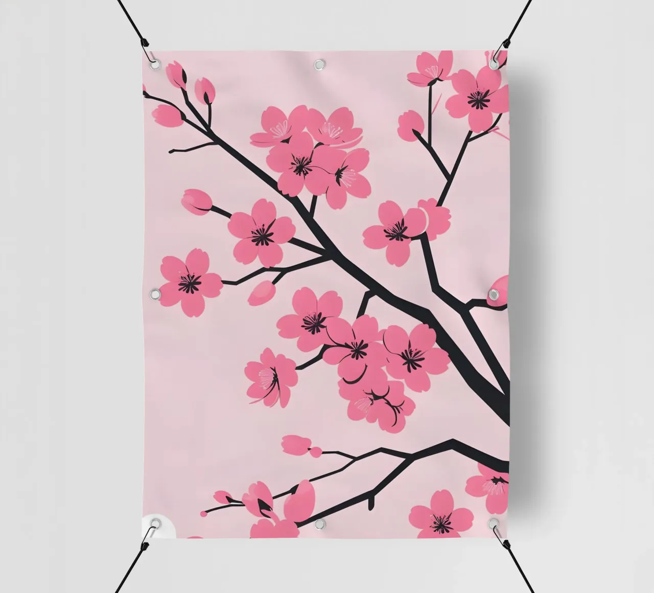 Ramo dei ciliegi in fiore telo in pvc da Botanical Gallery