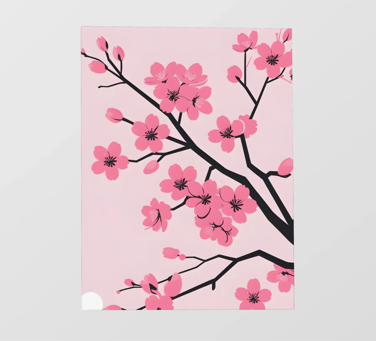 Ramo dei ciliegi in fiore telo in pvc da Botanical Gallery
