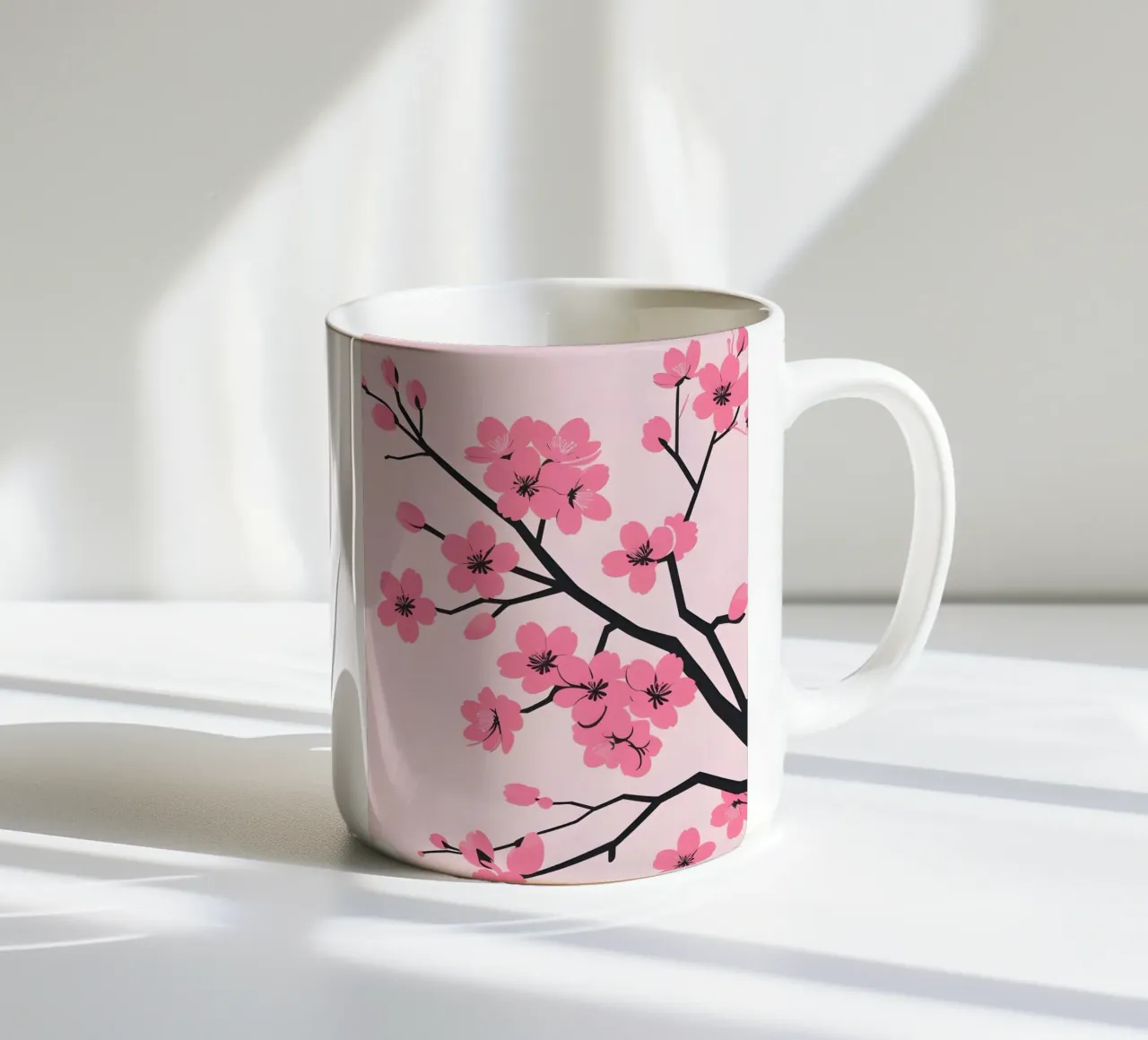 Ramo dei ciliegi in fiore tazza in ceramica da Botanical Gallery