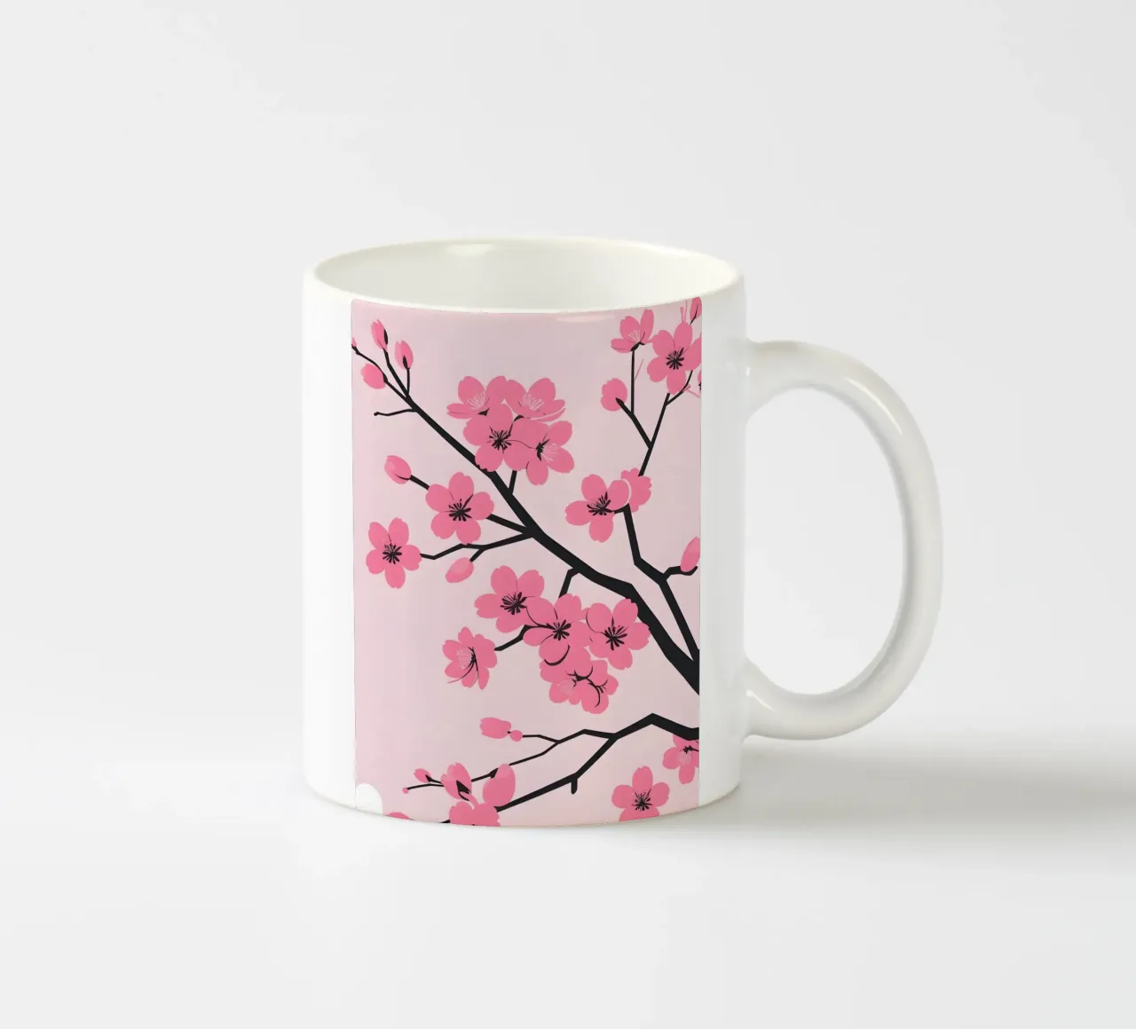 Ramo dei ciliegi in fiore tazza in ceramica da Botanical Gallery