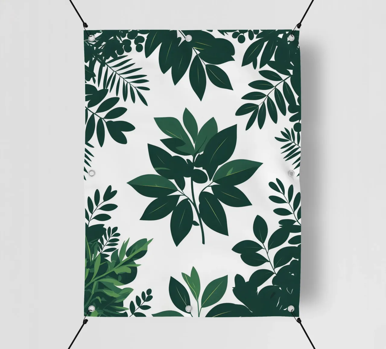 Pieno fogliame telo in pvc da Botanical Gallery