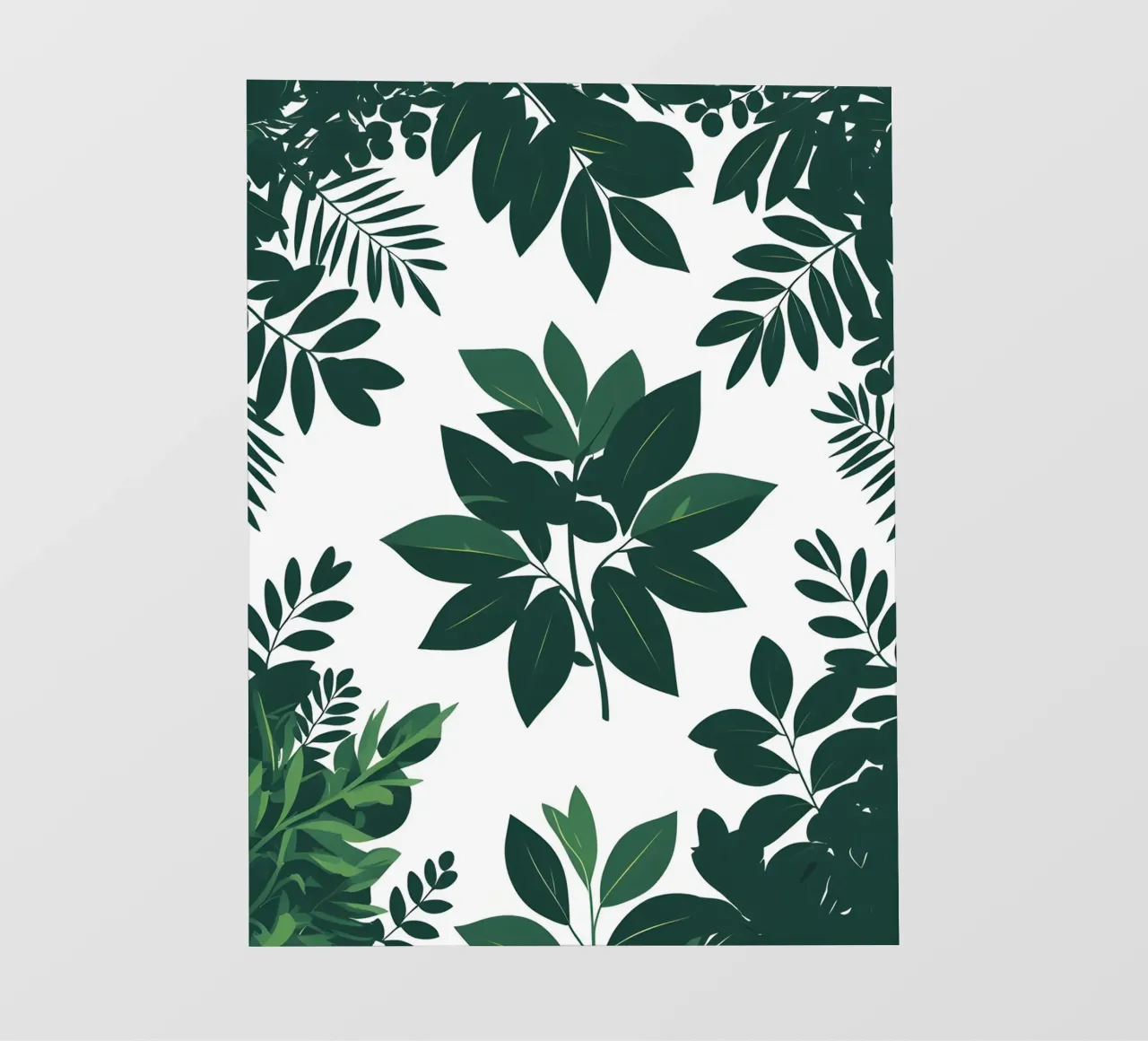 Pieno fogliame telo in pvc da Botanical Gallery