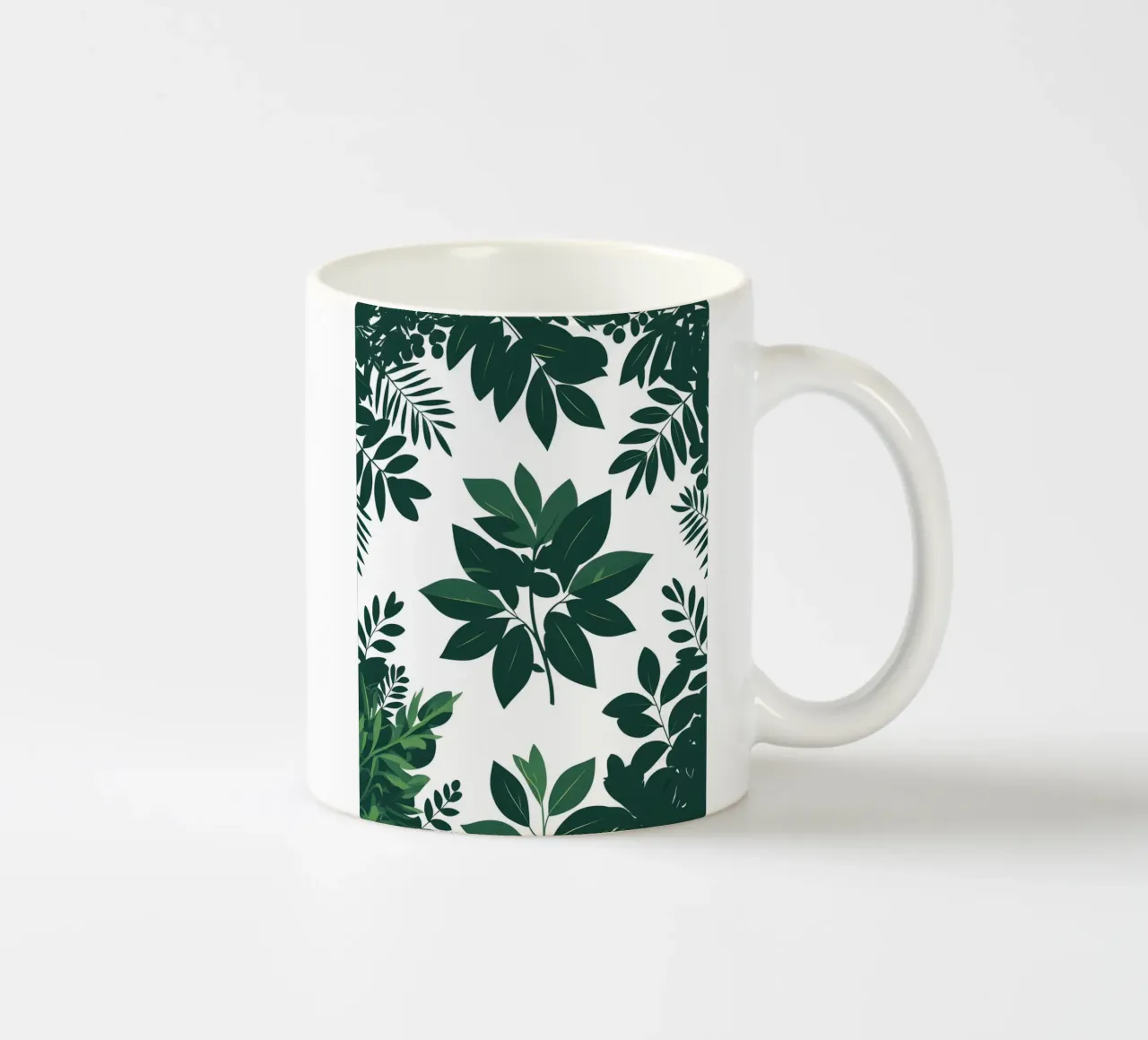 Pieno fogliame tazza in ceramica da Botanical Gallery