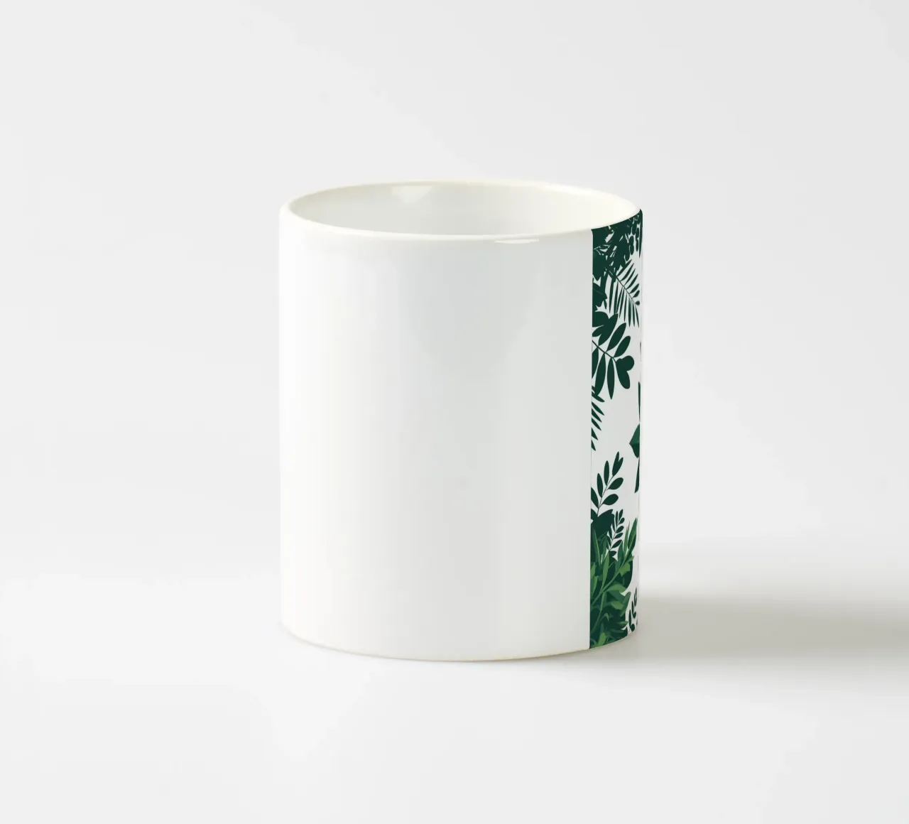 Pieno fogliame tazza in ceramica da Botanical Gallery
