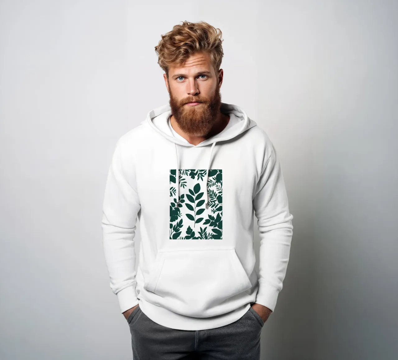 Pieno fogliame felpa con cappuccio da Botanical Gallery