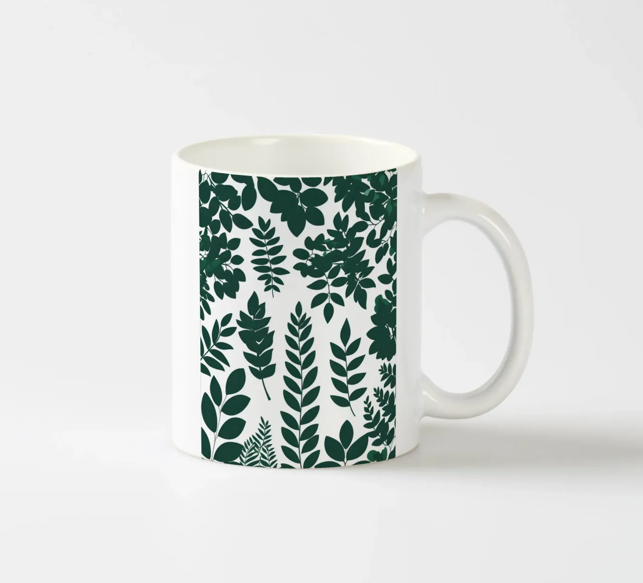 Pieno fogliame tazza in ceramica da Botanical Gallery