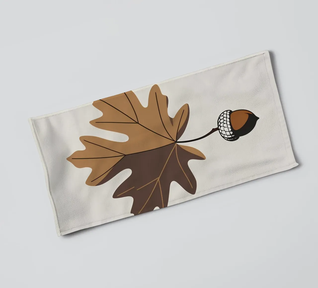 Foglia di quercia asciugamano da bagno da Botanical Gallery